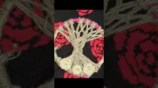 DIY rope tree # shorts # viral shorts # cute # handmade #art