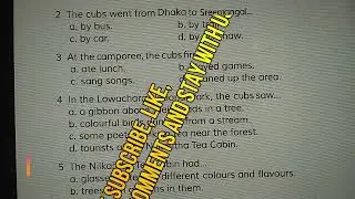 English, Class Five, Unit 21, Lesson 5-7