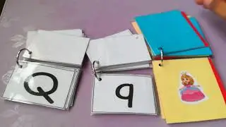 alphabet flash cards