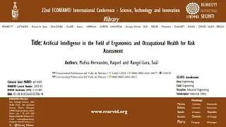 Artificial Intelligence in the Field of Ergonomics and Occupational Health for Risk Assessment