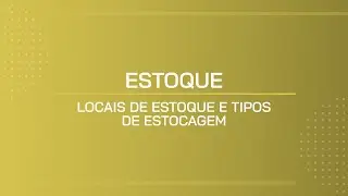 TUTORIAL | LOCAIS DE ESTOQUE E TIPOS DE ESTOCAGEM