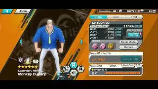 Legendary hero monkey d garp hyper boost in one piece bountry rush #garp #marine hero# navy admiral