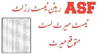 ASF Exptected Merit 2022