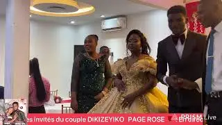 PAGE ROSE 🌹 : En direct sur KASA TV la Réception des invités du couple DIKIZEYIKO