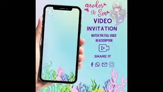 Personalized One-der the Sea Birthday Invitation