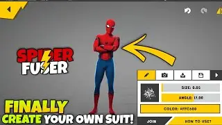 Finally R-User Games CYOS feature Added in Spider Fuser🕷️🕸️ | Create your own Suit!🔥