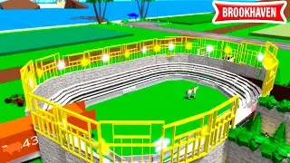 CRIEI A MAIOR ARENA DE RODEIO DO BROOKHAVEN - ROBLOX