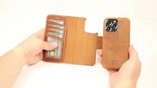 BlackBrook, Burkley Full Grain Handmade Luxury Leather Wallet and Case Set