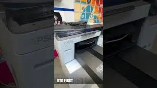 Watch the Epson F2270 In Action #dtf #epson #dtg