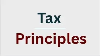 032 Principles: Tax Exemption