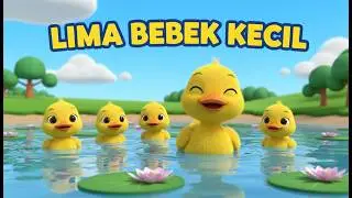 Lima Bebek Kecil 🦆 | Lagu Anak Indonesia Ceria | Five Little Ducks