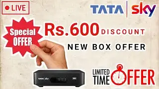 Tata Sky New SetTop Box Rs.600 Discount Offers | Tata Sky ALL New SetTop Box Discount Offers 2021.