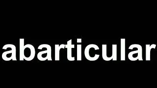 How to Pronounce: 