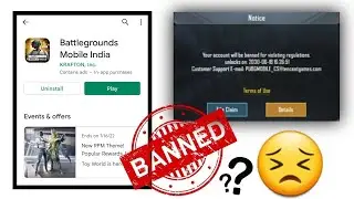 BGMI BAN IN INDIA ??? SERVER DOWN PROBLEM - BGMI SERVER ERROR PROBLEM