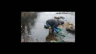 using the Adventure sluce on the river #gold # slucing #adventure sluce #fun #adventure