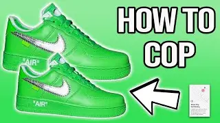How To Cop The OFF-WHITE Air Force 1 'Spark Green' ! Spoofing EXPLAINED! EVERYTHING YOU NEED TO KNOW