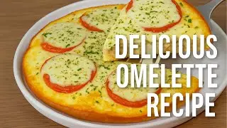 How to Cook Canned Tuna with Egg, Tomatoes & Cheese [DELICIOUS OMELETTE RECIPE]