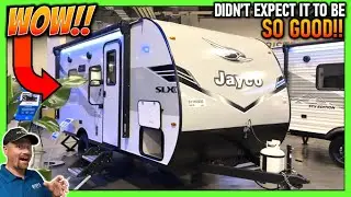 This New 2025 Model TOTALLY Surprised me!! Jayco Jay Flight SLX 160LK Solo & Couple's Travel Trailer
