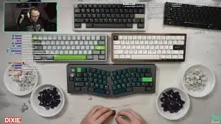 Switch Testing Stream: Lilac Tactiles and Mauve Linears