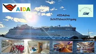 AIDA Evolution AIDAdiva Schiffsbesichtigung Warnem&uuml;nde Rundgang Kreuzfahrtschiff