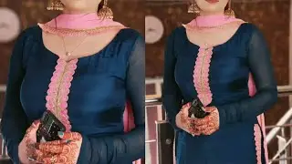 simple Lace से बनाए Designer Suits /Laces Wale Punjabi Suits | Lace Design On Kameez |