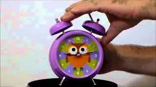 Streamline BTZ746 Owl Animal Sound Alarm Clock (Non-Ticking)