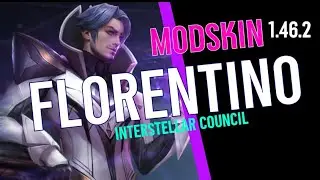 Rov Mod Skin Florentino Interstellar council| มอดสกิน ฟอเรน ม่วง patch 1.46.2 Full Voice Effect