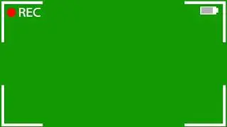 Camera recording green screen