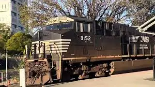 Norfolk Southern Manifest Train E50-24 thru the Durham with #8152 (K5HLL at peak🔥) leading 10/24/25