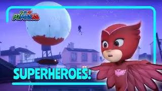 Luna Girl's Hot Air Balloon! 🎈 | PJ Masks Superheroes
