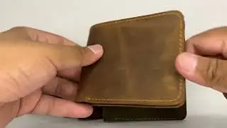 Oily Pullup Leather Wallet