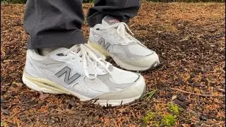 New Balance  990v3 Sea Salt - On Foot Review and Sizing Guide - M990AL3