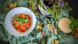 Summer vegetable risotto ☀️🍅🧅 Sommergem&uuml;se-Risotto🇩🇪