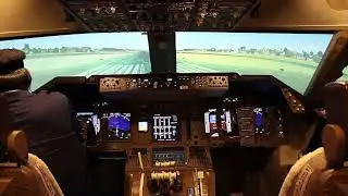 Boeing 747 Home Cockpit - - Double Engine Failure!! Dubai-Mumbai with MAJOR Failure Before Landing!
