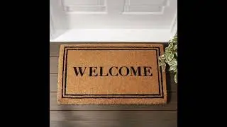 coir welcome door mat carpet#doormat #carpets #curtains #shorts
