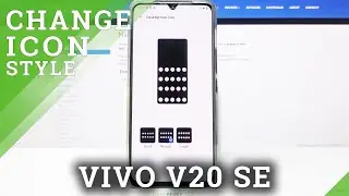 How to Change Icon Size in VIVO V20 SE - Adjust Icon Size