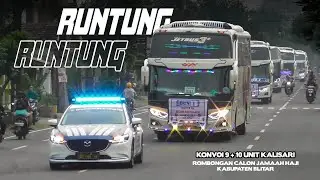 KONVOI 19 UNIT Bus Kalisari | Rombongan Haji Kabupaten Blitar