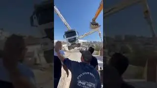 SALVATAGGIO MIRACOLOSO POMPA PER CALCESTRUZZO