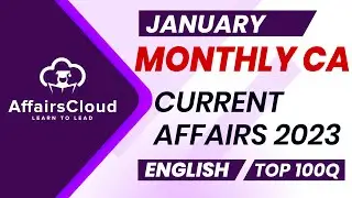 Current Affairs January 2023 - English | Current Affairs | AffairsCloud | Top 100