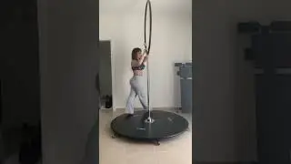 First try on the lollipop!!!! My new Xpole stage/Lyra