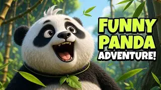 Crazy Panda Adventure | Pinku Funny Panda | LOL! Panda in Trouble | Pinku Panda aur Bamboo Blast