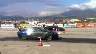 Nissan GT-R (R35) Mk.2 Altechno A1 VS Lamborghini Gallardo Nera Underground Racing R2