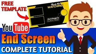 How To Add End Screen On YouTube Video (2022) | YouTube End Screen Kaise Lagaye? | Free Outro 🤩