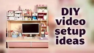 DIY Desk decor ideas to transform a boring workspace fast: desk decor videos 