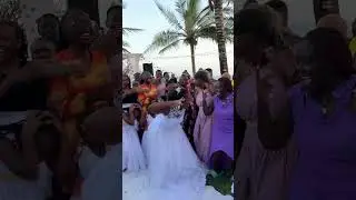 Kwikwi dance challenge beach Wedding #fyp #wedding #dance #shorts