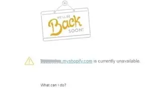 Why Is My Shopify Store Unavailable? Fix My Shopify Store Unavailable Problem | Shopify  unavailable