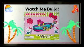 Watch Me Build! Hello Kitty Roller Rink Build Set - Sanrio - With Music