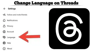 How to Change Language Settings of Threads by Instagram app | Techno Logic | 2023