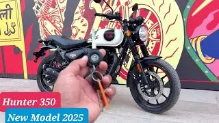 Royal Enfield Hunter 350 New Model 2025_New Suspension & New Features_New Led Hdlight_Slipper Clutch
