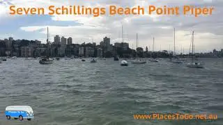 Watch the waves on the beach lapping Seven Schillings Beach Point Piper